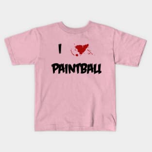 I Heart Paintball Kids T-Shirt